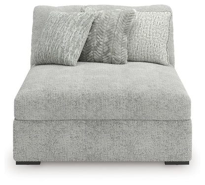 Cuddle Plush - Oversized Armless Chaise - Arctic