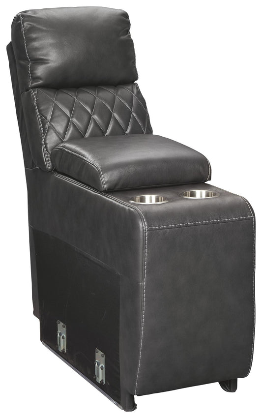 Samperstone - Console with Storage - Gray