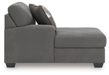 Clarington - LAF Corner Chaise - Greystone