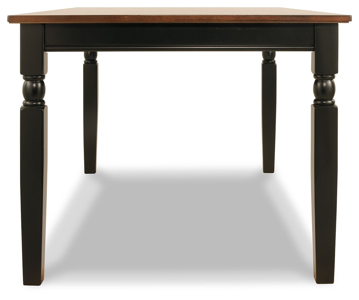 Owingsville - Rectangular Dining Room Table - Black / Brown