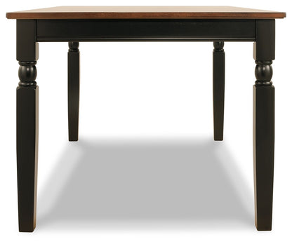 Owingsville - Rectangular Dining Room Table - Black / Brown