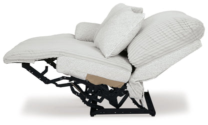Top Tier - Alloy - Laf Zero Wall Power Recliner
