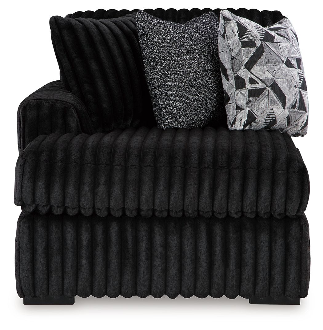 Midnight-Madness - Laf Corner Chaise - Onyx