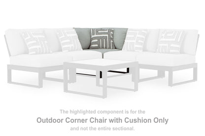 Beachloft - Corner With Cushion - Black / Gray