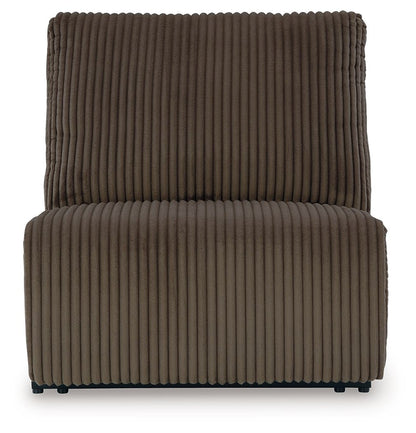 Top Tier - Chocolate - Armless Recliner