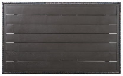 Easy Isle - Dark Brown / Beige - RECT Multi-Use Table