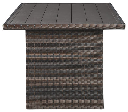 Easy Isle - Dark Brown / Beige - RECT Multi-Use Table