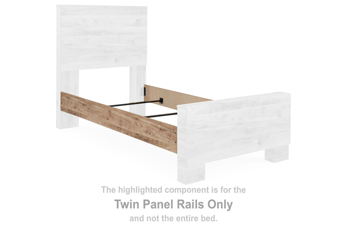 Hyanna - Twin Panel Rails - Tan
