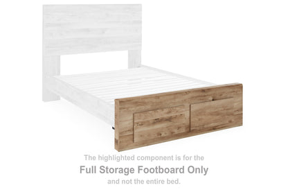Hyanna - Full Storage Footboard - Tan