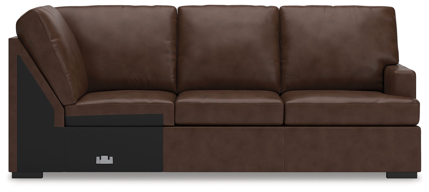 McDowlan - RAF Sofa With Corner Wedge - Coffee