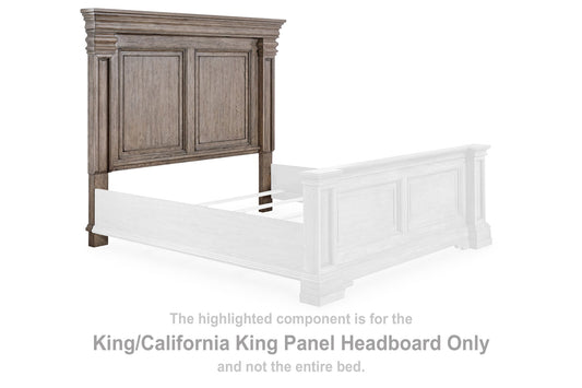 Blairhurst - King/ California King Panel Headboard - Light Grayish Brown
