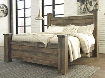 Trinell - Brown - King Poster Rails