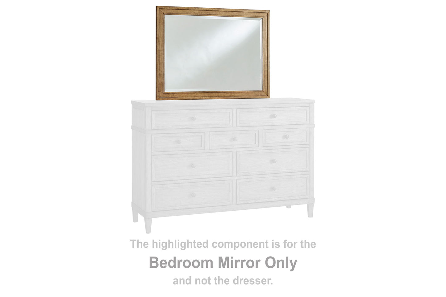 Sharlance - Bedroom Mirror - Brown