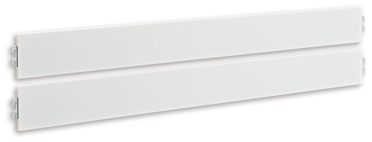 Fortman - Queen/King Panel Rails - White