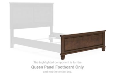 Danabrin - Queen Panel Footboard - Brown