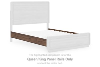 Fortlorn - Queen/King Panel Rails - Walnut Brown