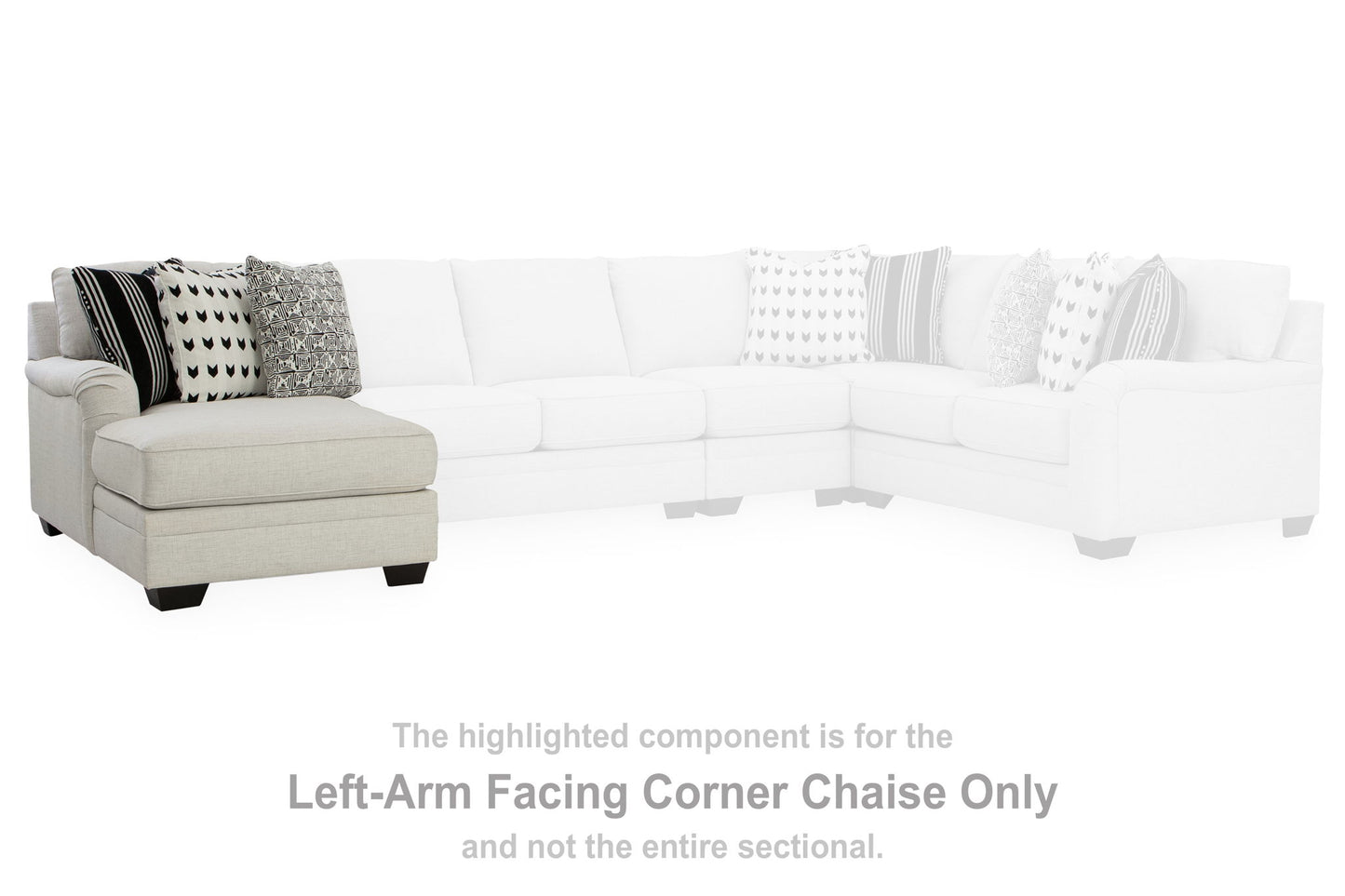 Huntsworth - Laf Corner Chaise - Dove Gray