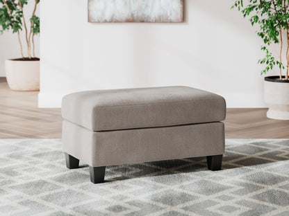 Willarae - Taupe - 2 Pc. - Chair And A Half, Ottoman