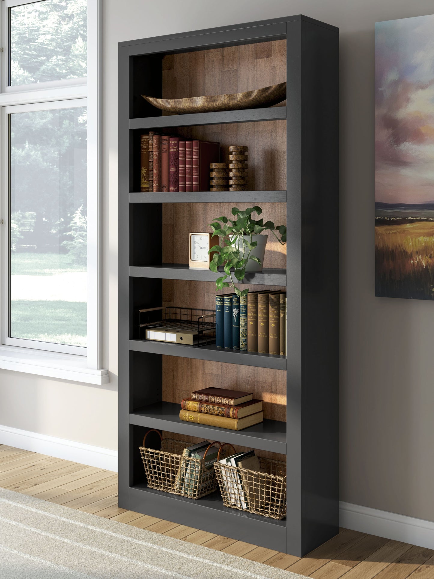 Wildenauer - Bookcase - Brown / Black