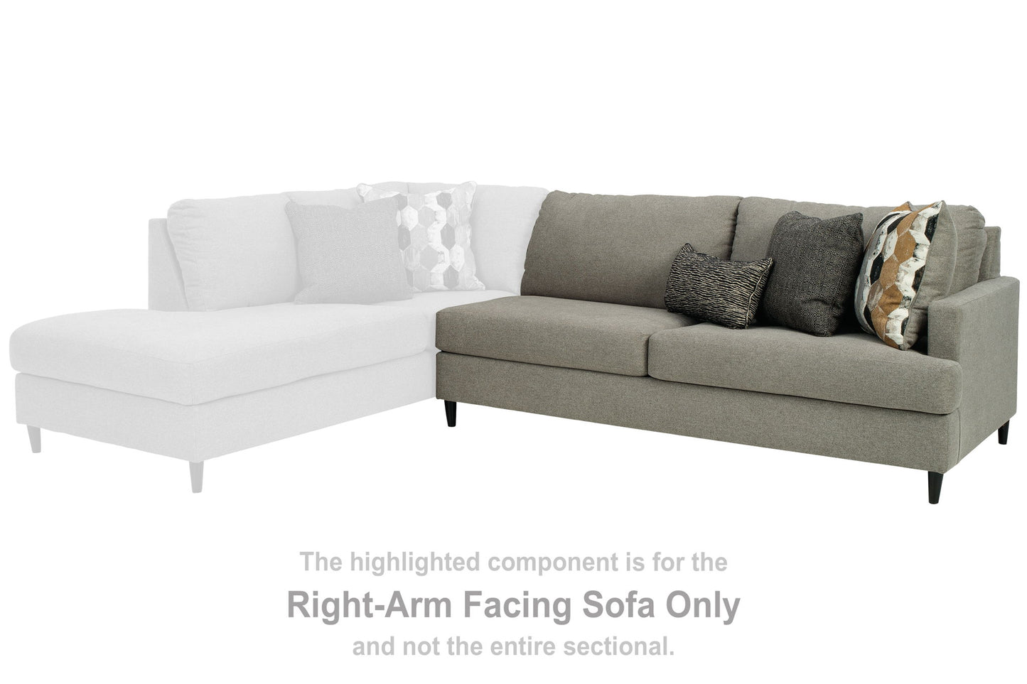 Santasia - RAF Sofa - Gray Dark