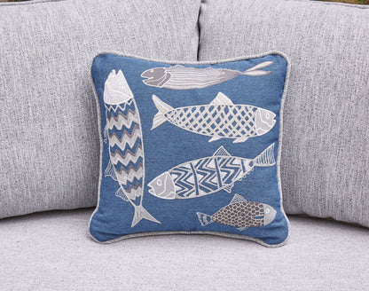 Naples Beach - RAF/LAF Loveseat w/Cush (Set of 2) - Light Gray