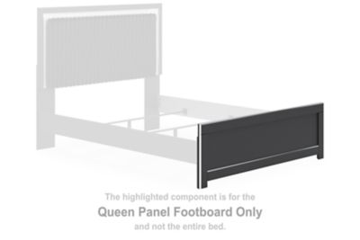 Zuraleus - Black - Queen Panel Footboard