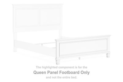 Fortman - Queen Panel Footboard - White