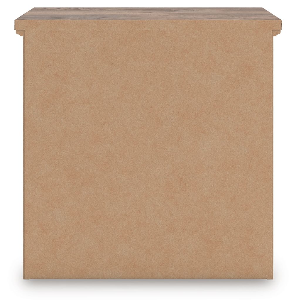 Rusticott - Brown - Two Drawer Night Stand