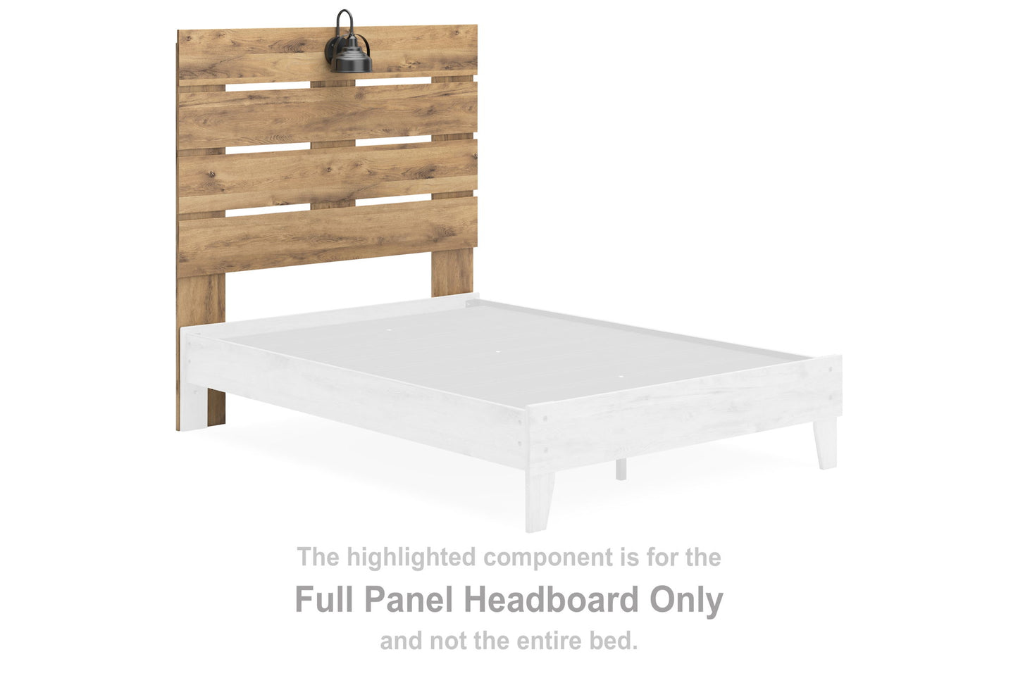 Larstin - Full Panel Headboard - Brown
