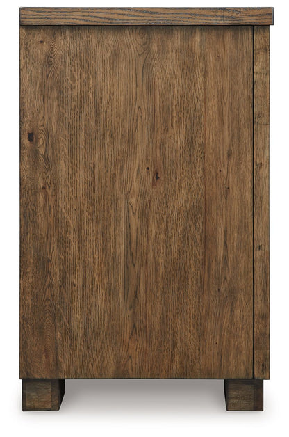 Rosswain - Extra Large TV Stand - Warm Brown