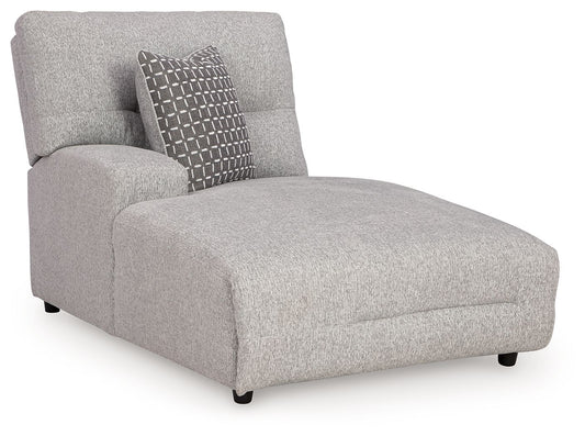 Acklen Place - Pewter - Laf Power Reclining Back Chaise