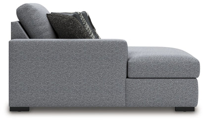 Bealton - LAF Corner Chaise - Salt And Pepper