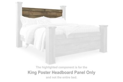 Trinell - Brown - King Poster Headboard Panel