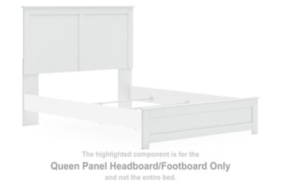Bostwick Shoals - Queen Panel Headboard/Footboard - White