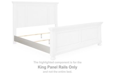Robbinsdale - King Panel Rails - Antique White