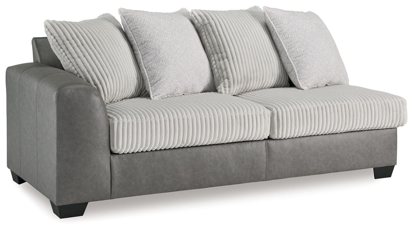 Clairette Court - Laf Sofa - Alloy