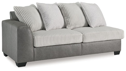 Clairette Court - Laf Sofa - Alloy