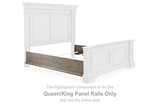 Blairhurst - Queen/ King Panel Rails - Light Grayish Brown