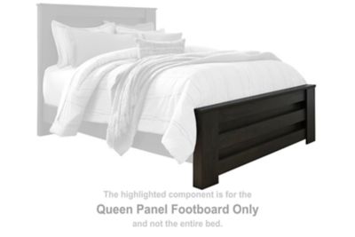 Brinxton - Queen Panel Footboard - Charcoal