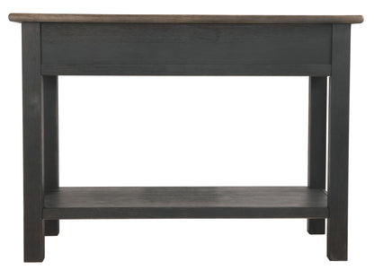 Tyler Creek - Grayish Brown / Black - Sofa Table