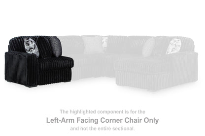 Midnight-Madness - LAF Corner Chair - Onyx