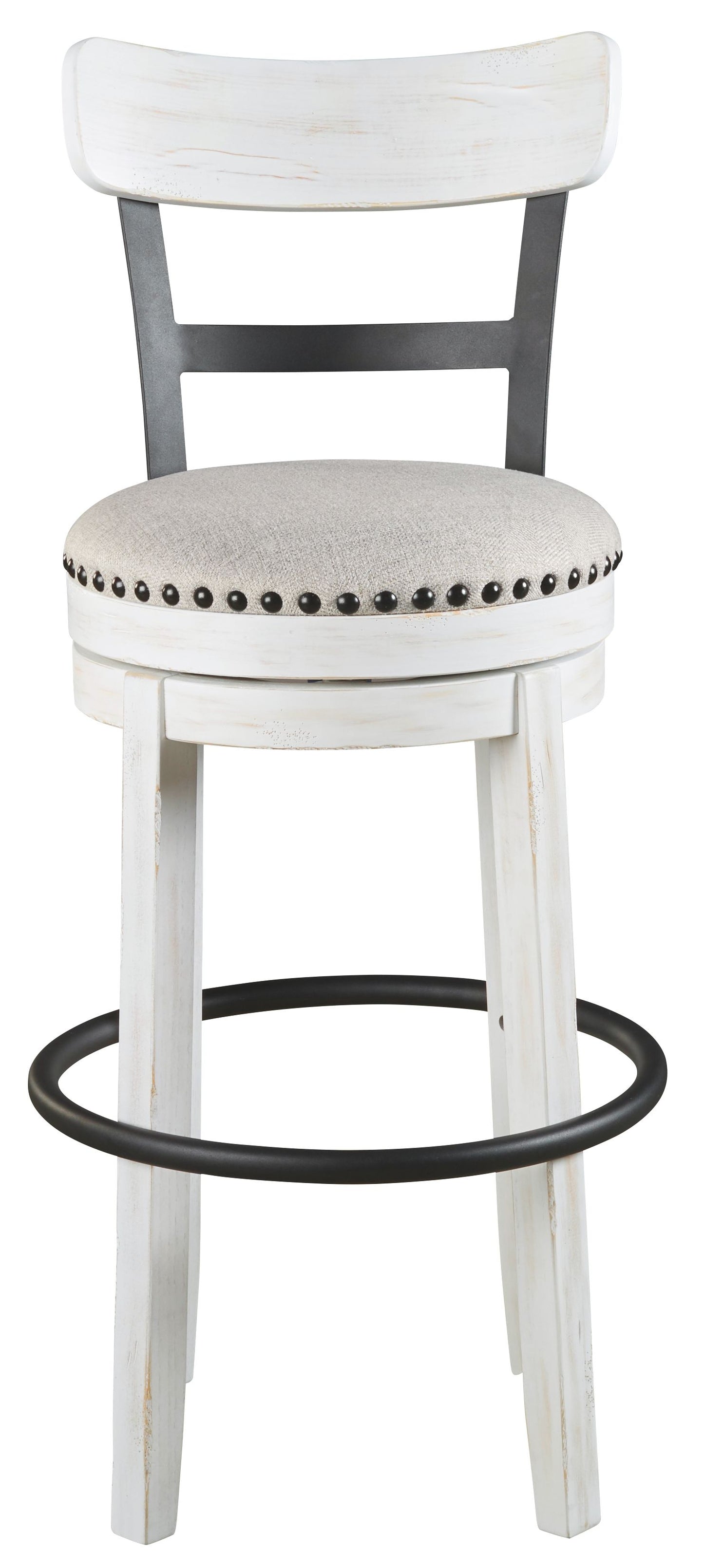 Valebeck - Tall Upholstered Swivel Barstool