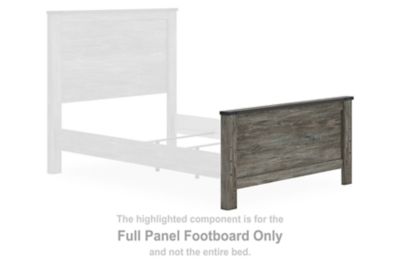 Frandern - Full Panel Footboard - Gray