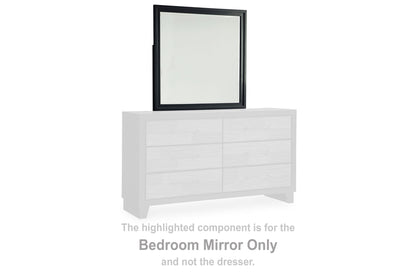 Kraeburn - Bedroom Mirror - Brown / Black