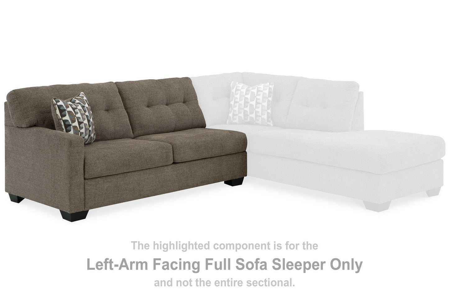 Mahoney - Laf Full Sofa Sleeper - Chocolate