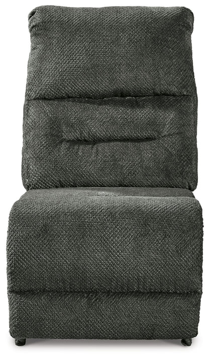 Nettington - Armless Chair - Smoke