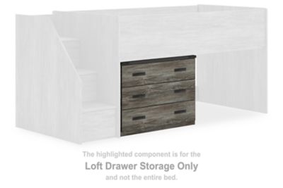 Frandern - Loft Drawer Storage - Gray