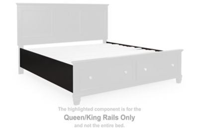 Lanolee - Queen/King Rails - Black
