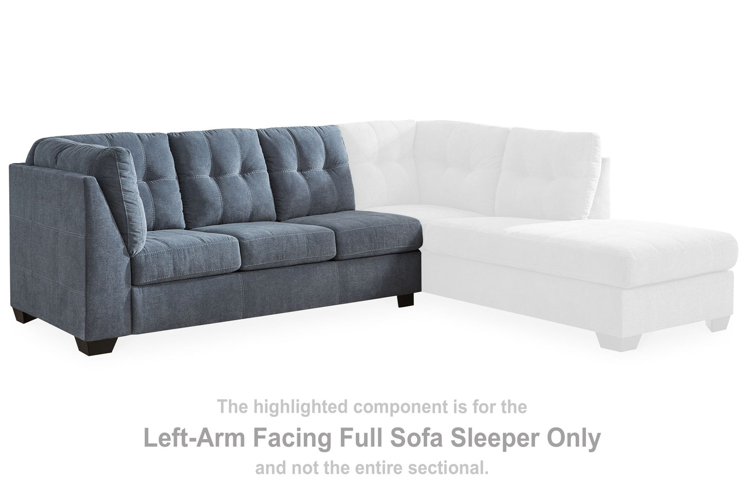 Marleton - Laf Full Sofa Sleeper - Denim
