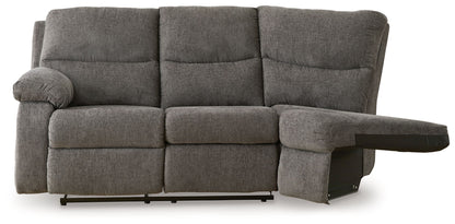 Museum - Laf Reclining Loveseat - Pewter